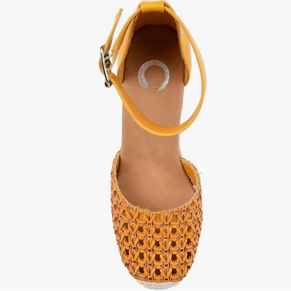 Journee Collection Women's Sierra Espadrille Sandal - color Mustard - Picture 2 of 3